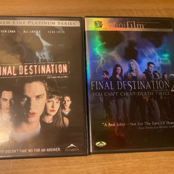 Final Destination 1 & 2 (DVDS) - Picture 1 of 5